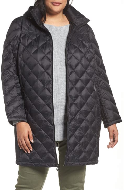 michael kors packable down jacket plus size|Michael Kors packable down fill.